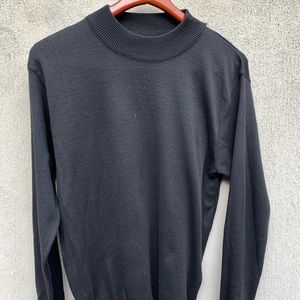 Alberto Cardinali black polyester men’s sweater L